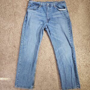 Levis 510 Skinny Jeans Mens Tag 36x30 Act 35x28.5 Blue Denim Stretch Medium Wash